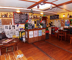 The bar area onboard Albatros