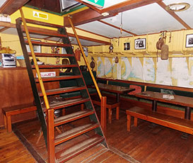 The bar area onboard Albatros